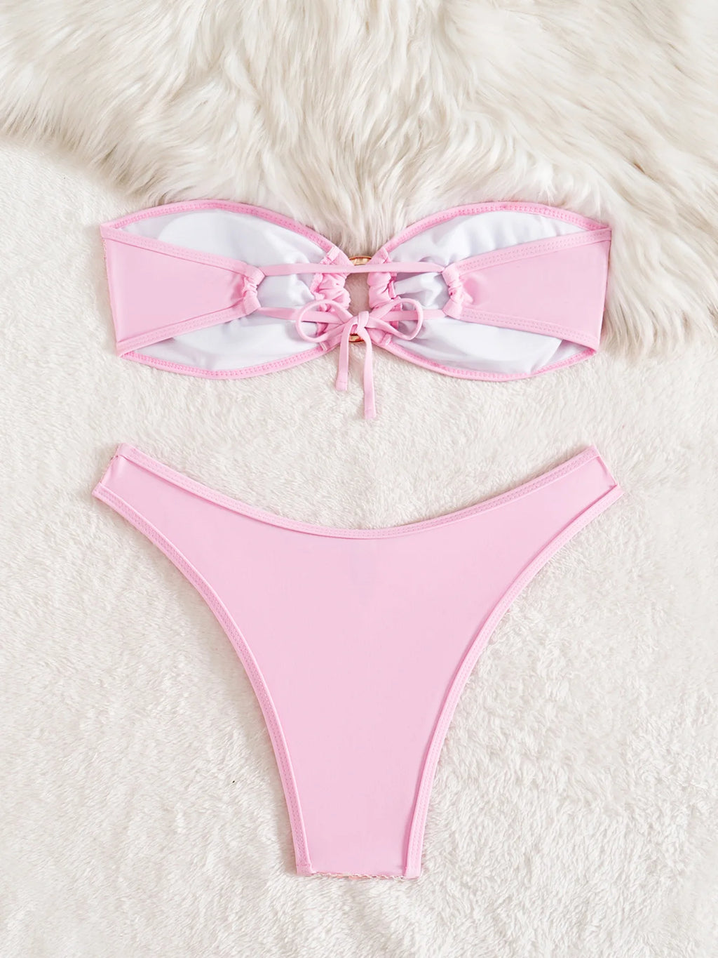 Malibu Strapless Sparkle Set