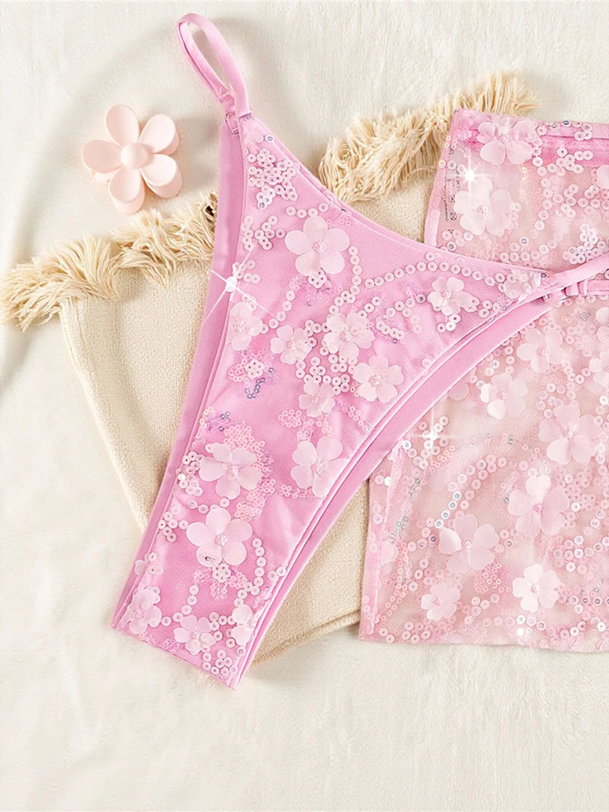 Coastal Doll Sequins Set