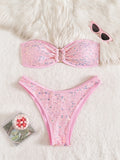 Malibu Strapless Sparkle Set